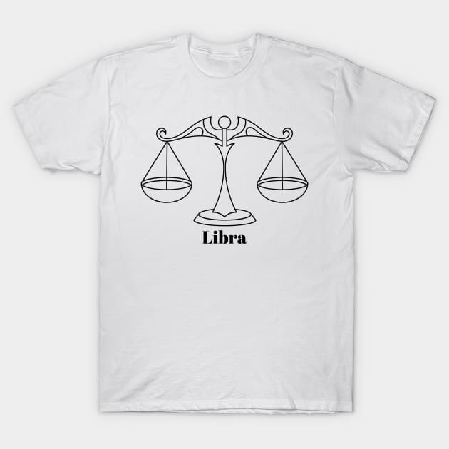 Libra Design T-Shirt by Imagination